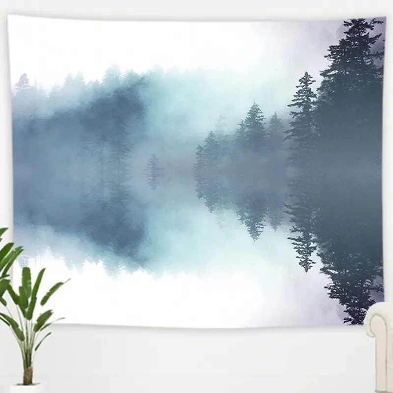 

Sky Gradient Landscape Tapestry Bohemian Decoration For Female Room Tapestries Room Decaration Items Wall Fabric Tapestries