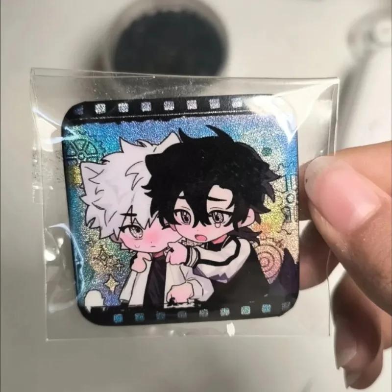 Link Click Badge Charles Lucas Anime Peripheral Cute Cartoon Creativity Pattern Tinplate Badge Schoolbag Ornament Gifts New