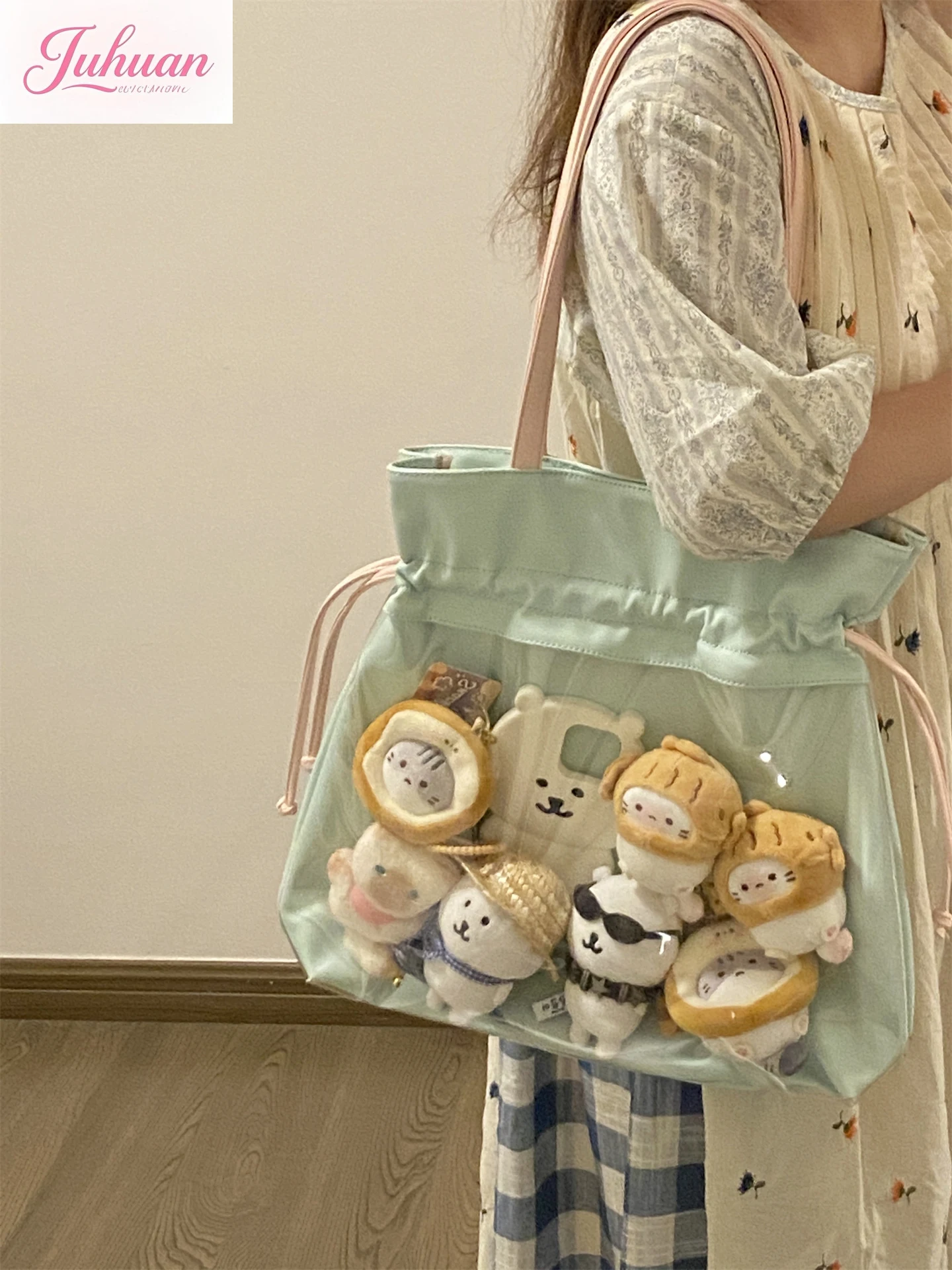

Japanese large-capacity large-food shoulder bags 15cm baby bag girl student second-dimensional comic exhibition lucky bag ltabag