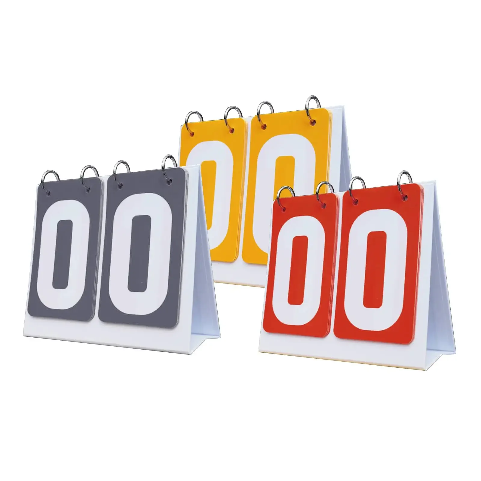 Sports Scoreboard 2 Digit Scoring Board Scorekeeper Table Score Flipper for Soccer Team Games Basketball Outdoor Coaches Bolos