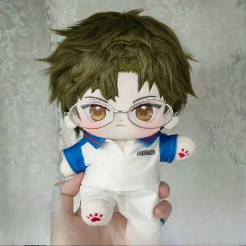 20cm Japan Anime Tennis Leader Tezuka Kunimitsu Kawaii Cosplay Soft Plush Stuffed Doll Body With Skeleton Plushies Toy Fans Gift