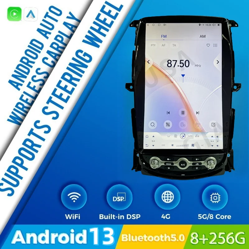 

14.5 Inches QLED Car Radio Android 13.0 For Nissan 370z 2008-2019 Auto GPS Navigation CarPlay Stereo Multimedia Player Head Unit