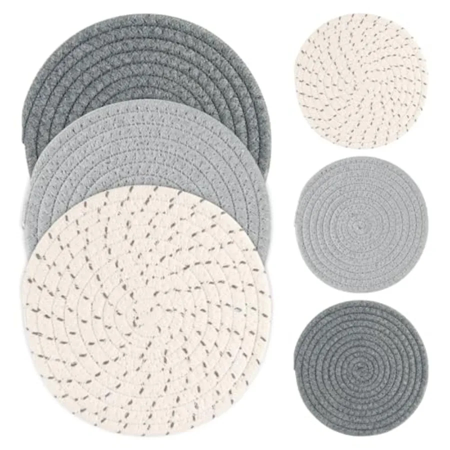 3PCS Woven Trivets …