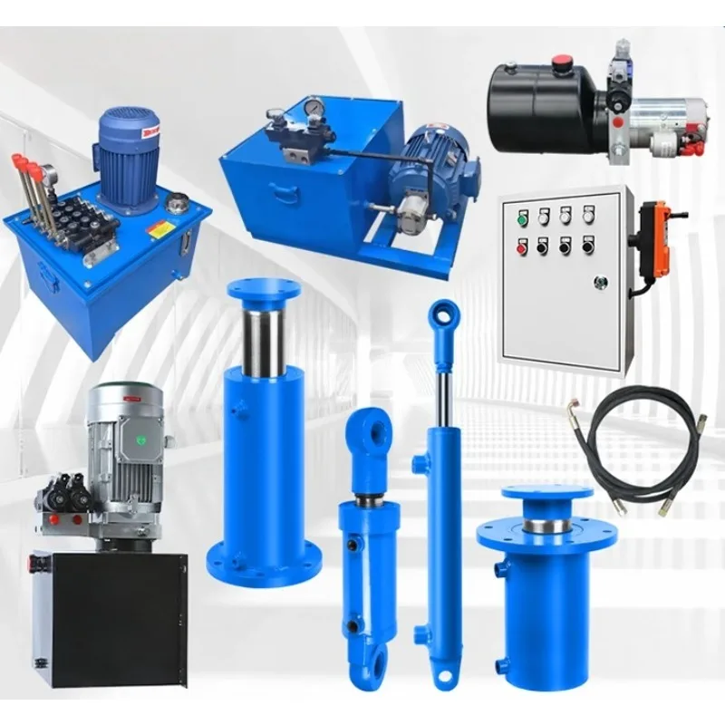 5 トン 63 シリンダー直径油圧シリンダー小さなイヤリングカスタマイズされたシリンダー完全なコレクション双方向伸縮