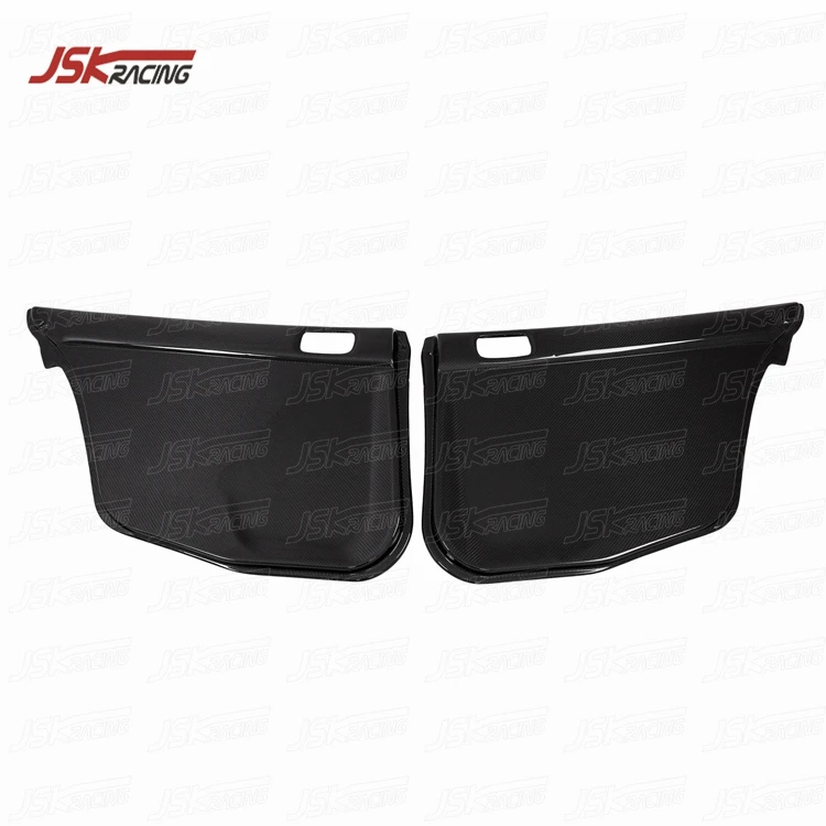 CARBON FIBER REAR INSIDE DOOR PLATE (2 PCS) for 2001-2007 MITSUBISHI LANCER EVOLUTION EVO 7-9