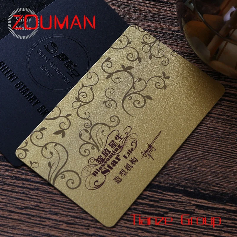 Custom , High grade custom embossed business card printing pvc cards