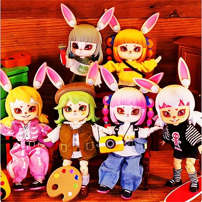 Bonnie Street Outing Program Series Blind Box Surprise Box Original Action Figure Cartoon Model Gift Toys Collection Girl Gifts