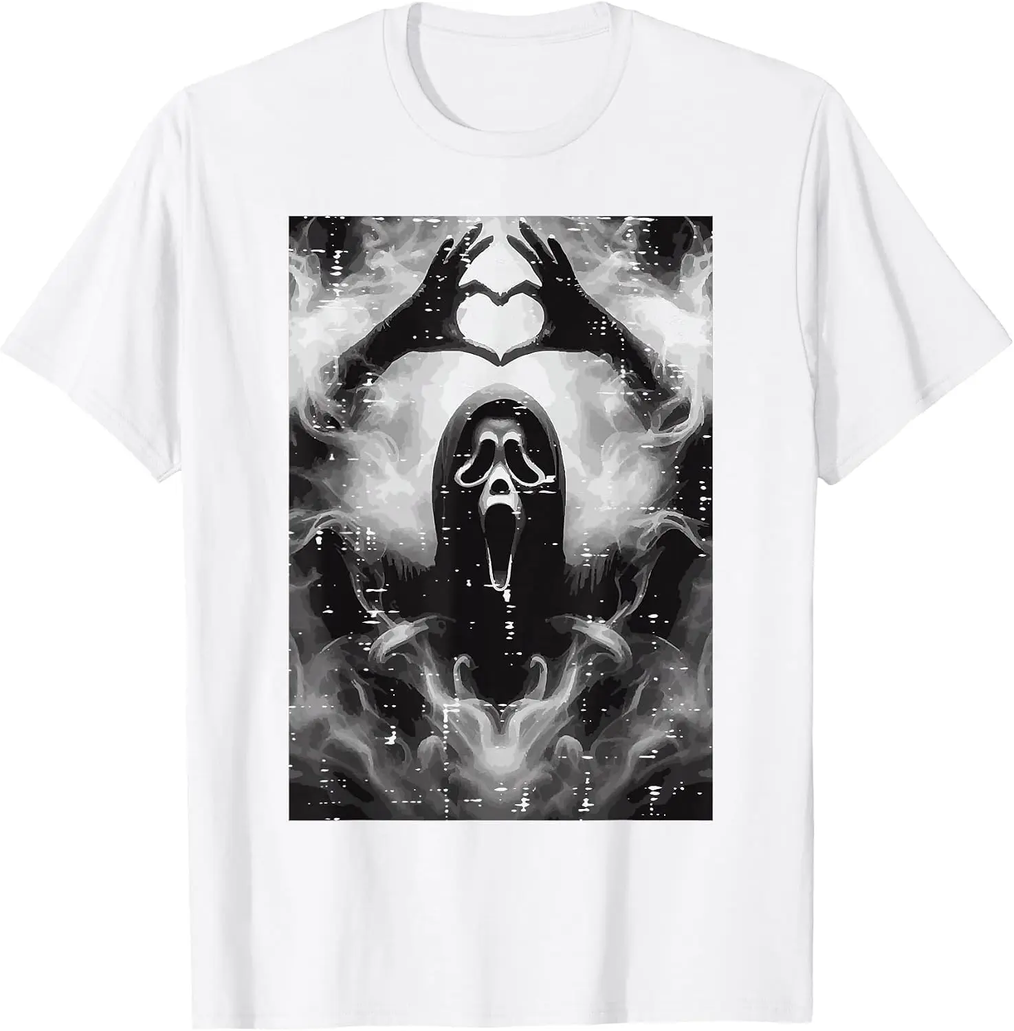 Halloween Horror Ghost Hand Heart Costume Men Women Kids T-Shirt vintage style tee  boxy fit tee black graphic tee 100% cotton men