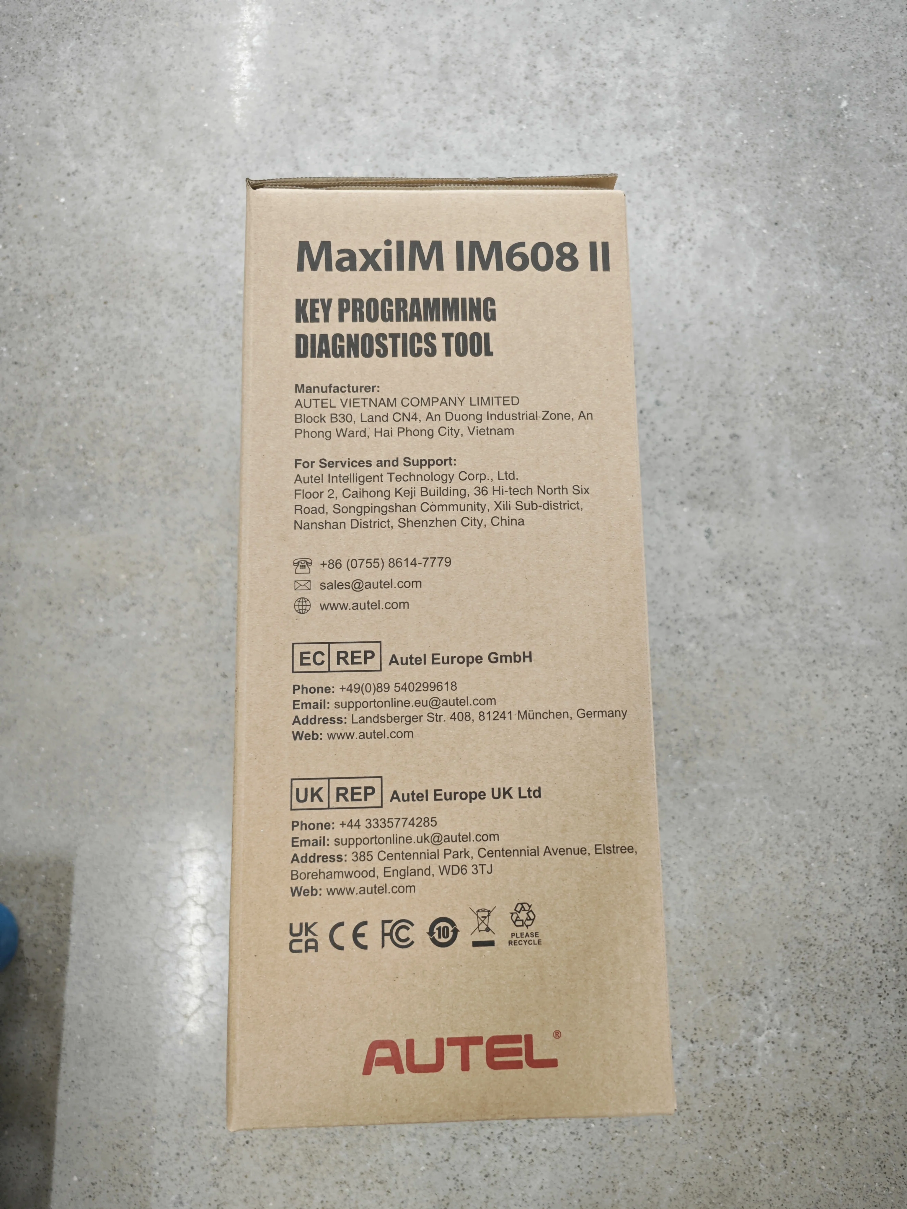 Autel IMMO Key Fob Programming Tool MaxiIM IM608IIPRO IM608SII Auto Key Programmer Diagnostic Tools 2 Years Update IM608 II