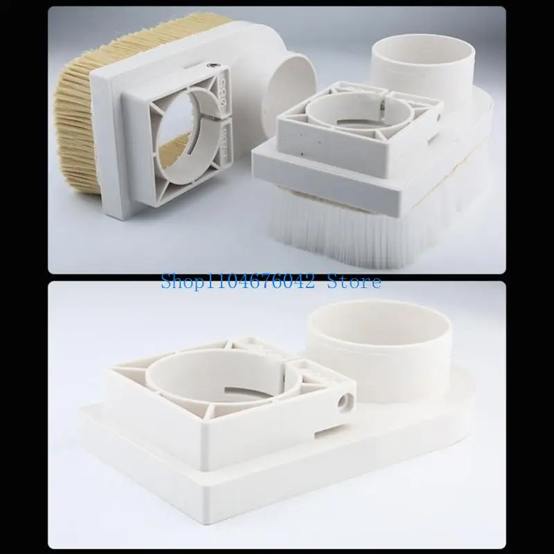 652F 70mm 80mm 90mm 100mm Sliding Door Spindle Dust Shoe Cover Brush Cleaner