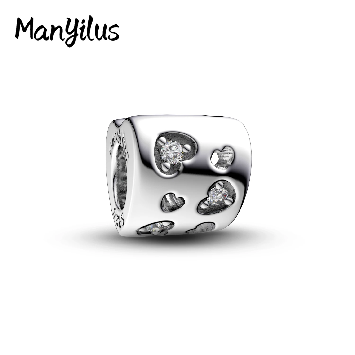 Manyilus دلايات بلاتا 925 دلايات 925 أصلية أساور فضية مجوهرات حقيقية على الرقبة سوار المعلقات 925 مجوهرات نسائية