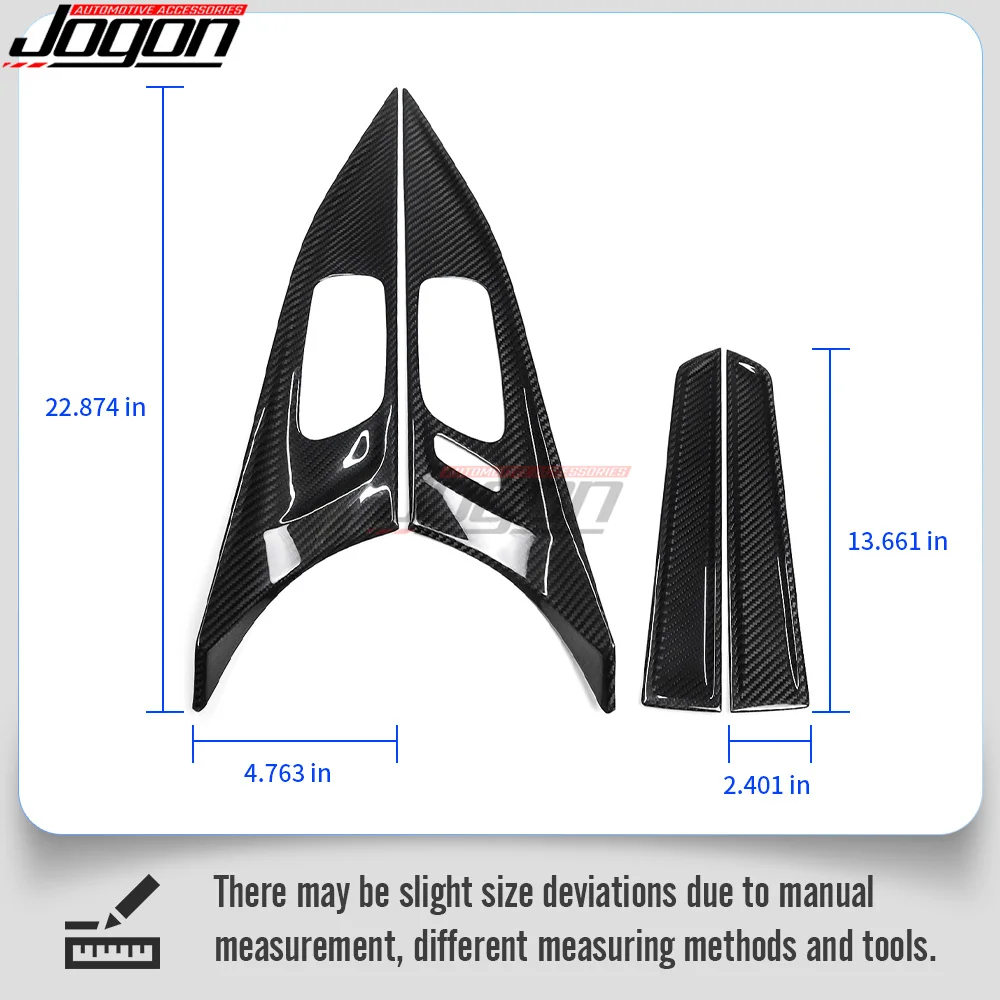 Cubierta de manija de puerta delantera y trasera de coche Interior de fibra de carbono Real, accesorios embellecedores de Panel para Acura Integra tipo S Hatchback 2022 +, 4 Uds.