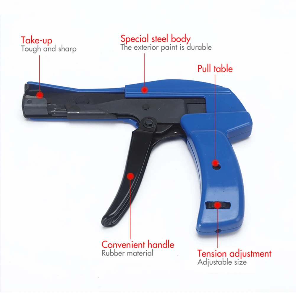 لأداة تثبيت ربط الكابلات السريعة، تروس عكسية عالية الجودة، تجميع سريع 2 في 1، تجميع وقطع