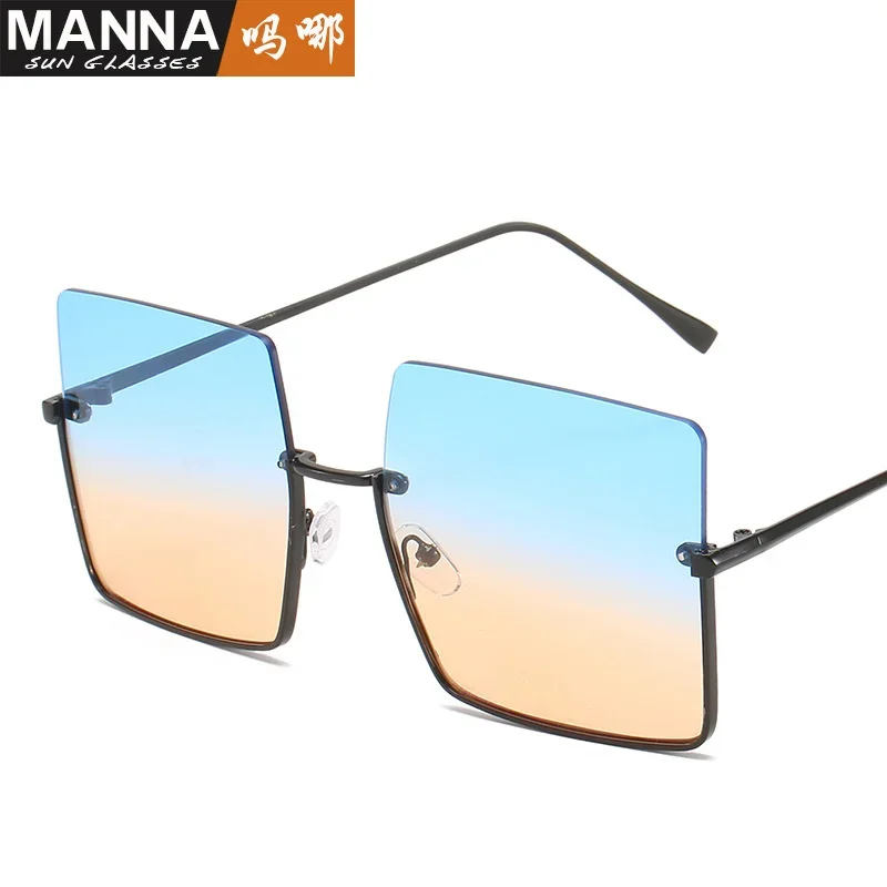 Fashion Net tiktok، نظارات شمسية، نصف صندوق معدني، نظارات مربعة، صوت نسائي. #4