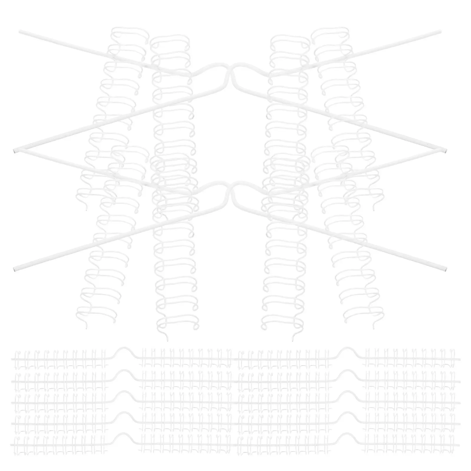 

1Set Metal Binder Rings for Calendars Spiral Binding Wire Strong Replacement for Hanging Horizontal Calendars Office Supplies