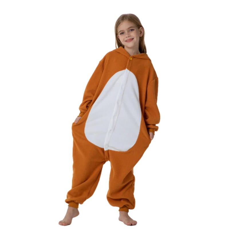 Kids Kigurumi Rilakku Cosplay Costume Children Animal Onesie Pajamas Girls Halloween Carnival Masquerade Boy Bear Party Jumpsuit