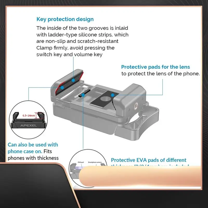 

APEXEL Универсальный адаптер для телефона-телескопа для монокуляра, бинокля, диаметр окуляра микроскопа, держатель для телефона, зажим, простая установка