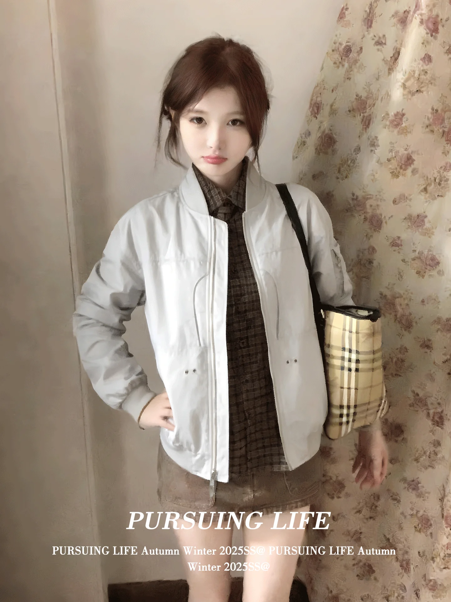 

Свободная женская бейсбольная куртка-бомбер для ранней весны, в японском стиле, повседневная, свободного кроя, для пар, TING