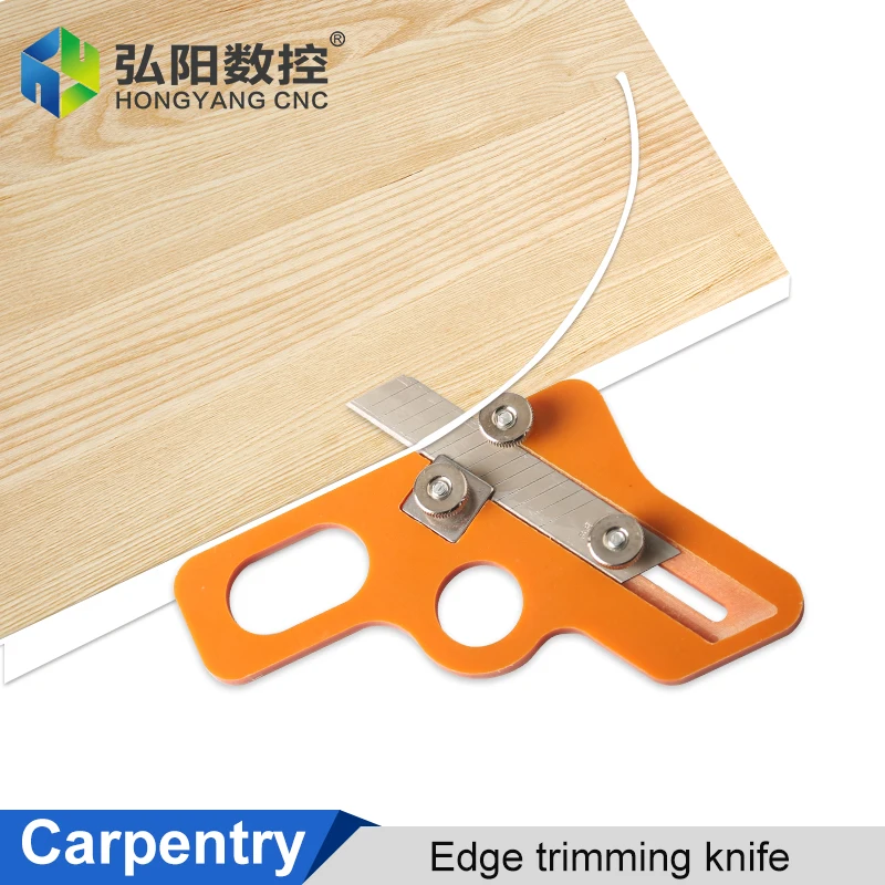 Woodworking Edge Trimming Knife Manual Aligner Paint-Free Board PVC Edge Scraper Wood Planing Wood Deburring Tool