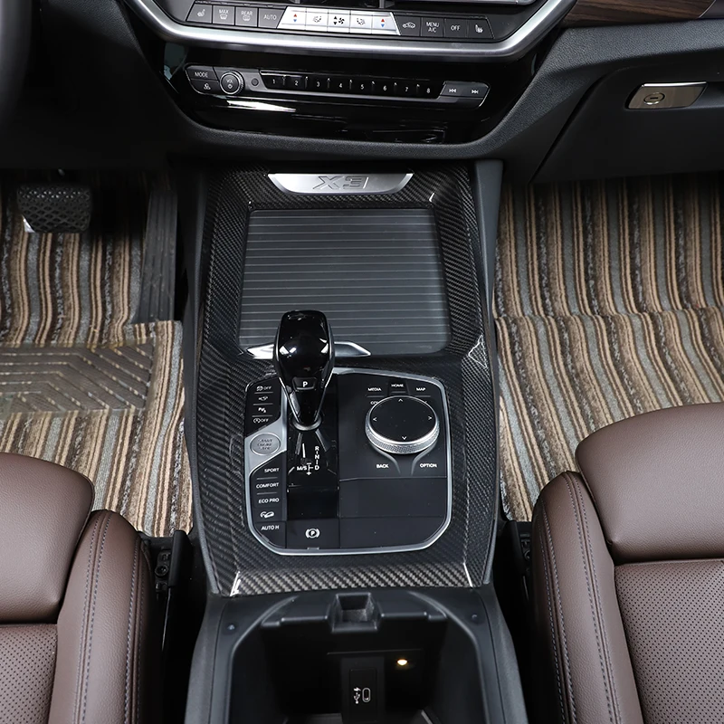 

For 2022-2023 BMW X3/X4 large gear frame, real carbon fiber 1-piece set, car gear frame decorative accessories