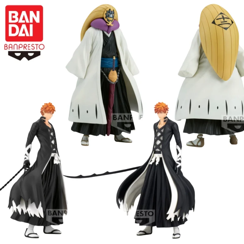 Auf Lager Original Bandai Banpresto Bleach Solid and Souls Kurotsuchi Mayuri Actionfigur Modell Dekoration Spielzeug Geschenke
