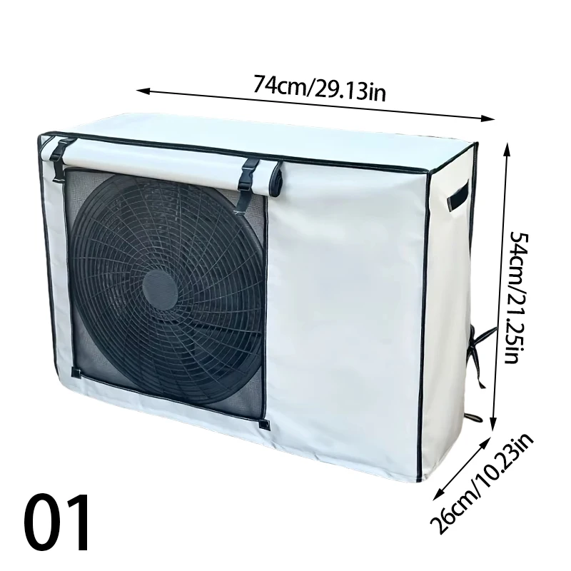 1pc Outdoor Klimaanlage Abdeckung Oxford Wasserdichte Sonnencreme Klimaanlage Haupt Einheit Schutzhülle Staub Abdeckungen Regendicht Fall
