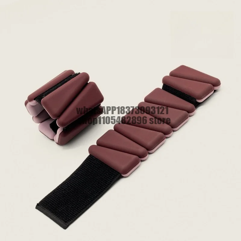Silicone weight bracelet sports fitness exercise removable weight anklet adjustment