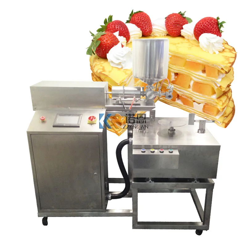 Automatic Cake Cream Icing Making Machine Cream Decorating Daubing Machine Cake Spreader Bread Butter Baking Equipment