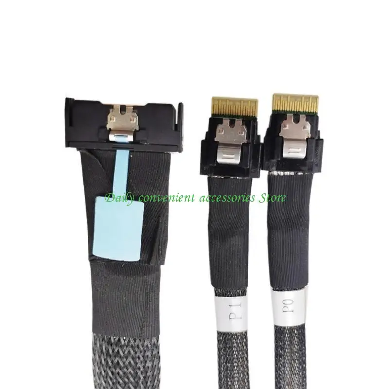 

97QB PCIE Server Data Cable Gen5 8i to 2xSFF 8654 4i Server Cabling Sofessionals