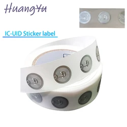 50/100pcs Rfid Smart Chip Uid Block 0 Changeable Re-writtable Round Dia25mm Sticker 13.56mhz Iso 14443a Nfc Copy Clone Label