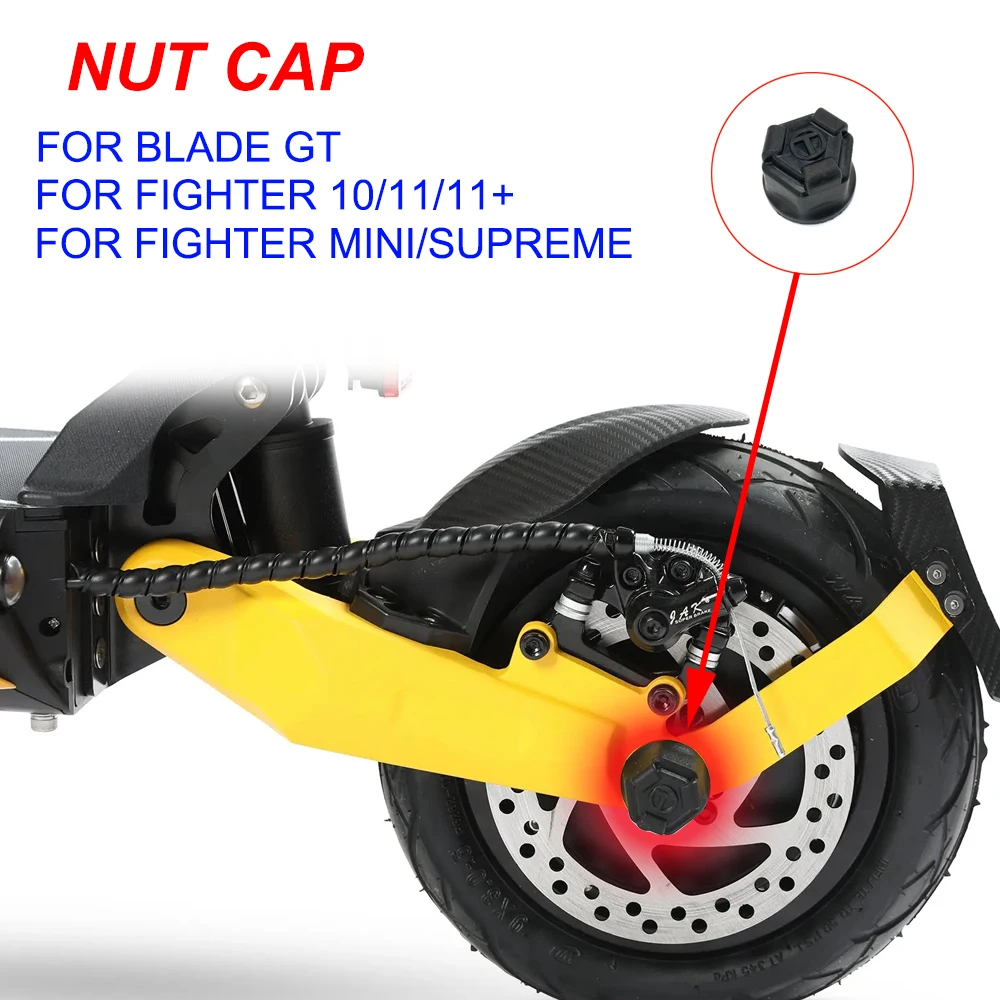 Scooter Parts Nut Cap Screw Cap Rubber Cover for Blade GT II For Supreme For Supreme+ 7260R For Fighter 10/10+/11/11+/Mini