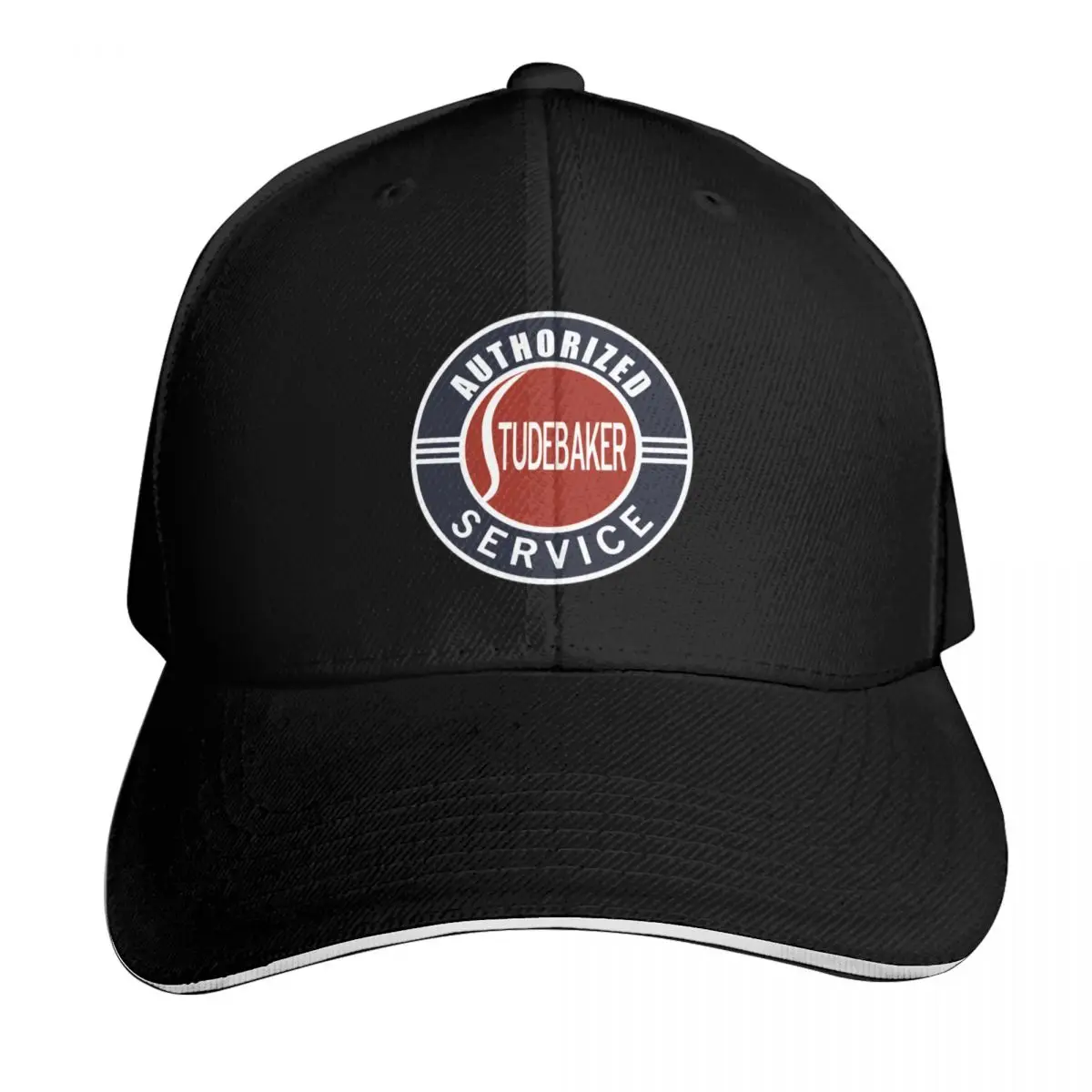 Authorized Studebaker Service vintage sign Baseball Cap Quick Dry Performance Cotton Twill Breathable Contrast Two Tone Brim