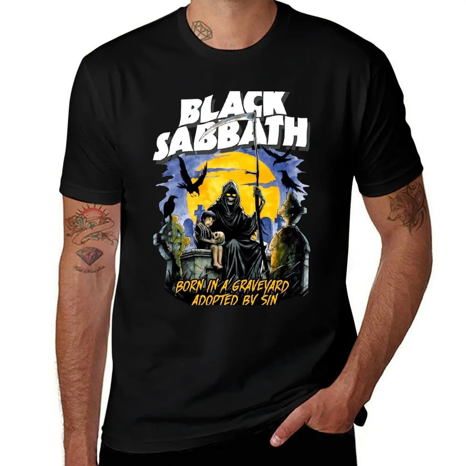 Black Sabbath - Streetwear T-Shirt Plus Size Workout Short Sleeve Top T-Shirt
