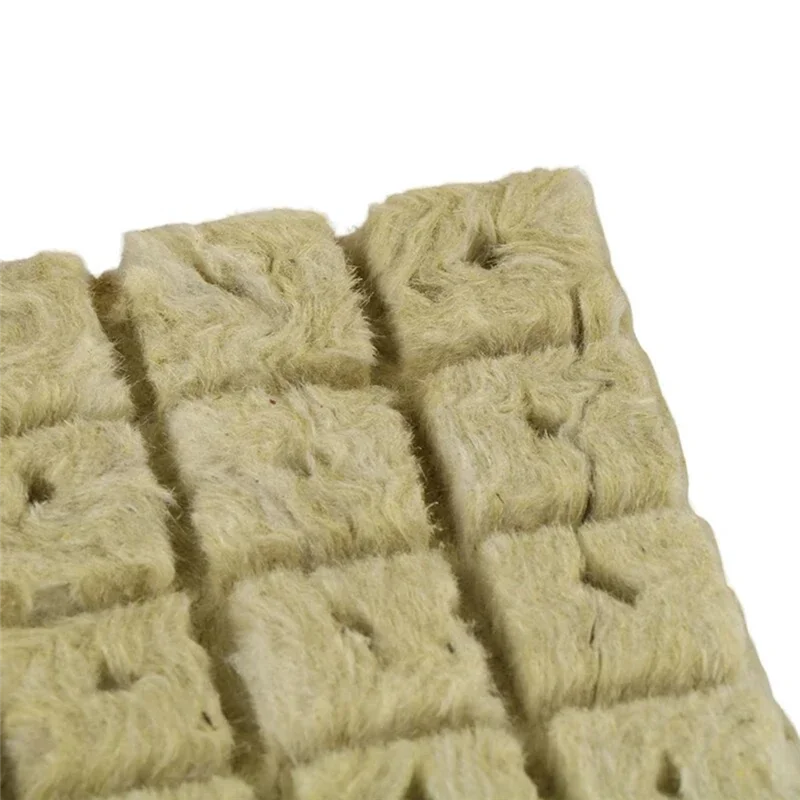 

ABRE-Hydroponic Planting Medium Block Plant Block Soilless Matrix Sowing Rock Wool Plug Tray Seedling Block Cultivation