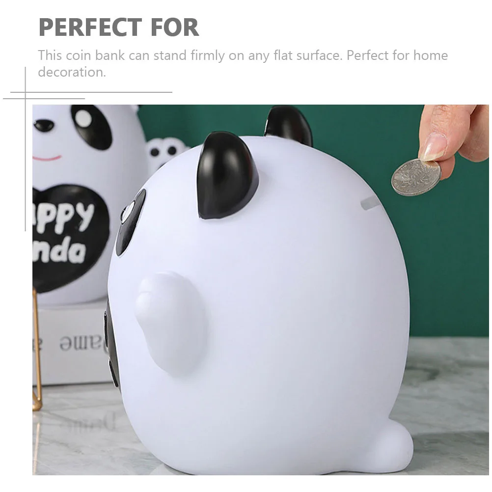 

Creative Panda Shape Money Box Kids Coin Holder Lovely Money Saving Bank Exquisite Desktop Saving Pot Home Decor