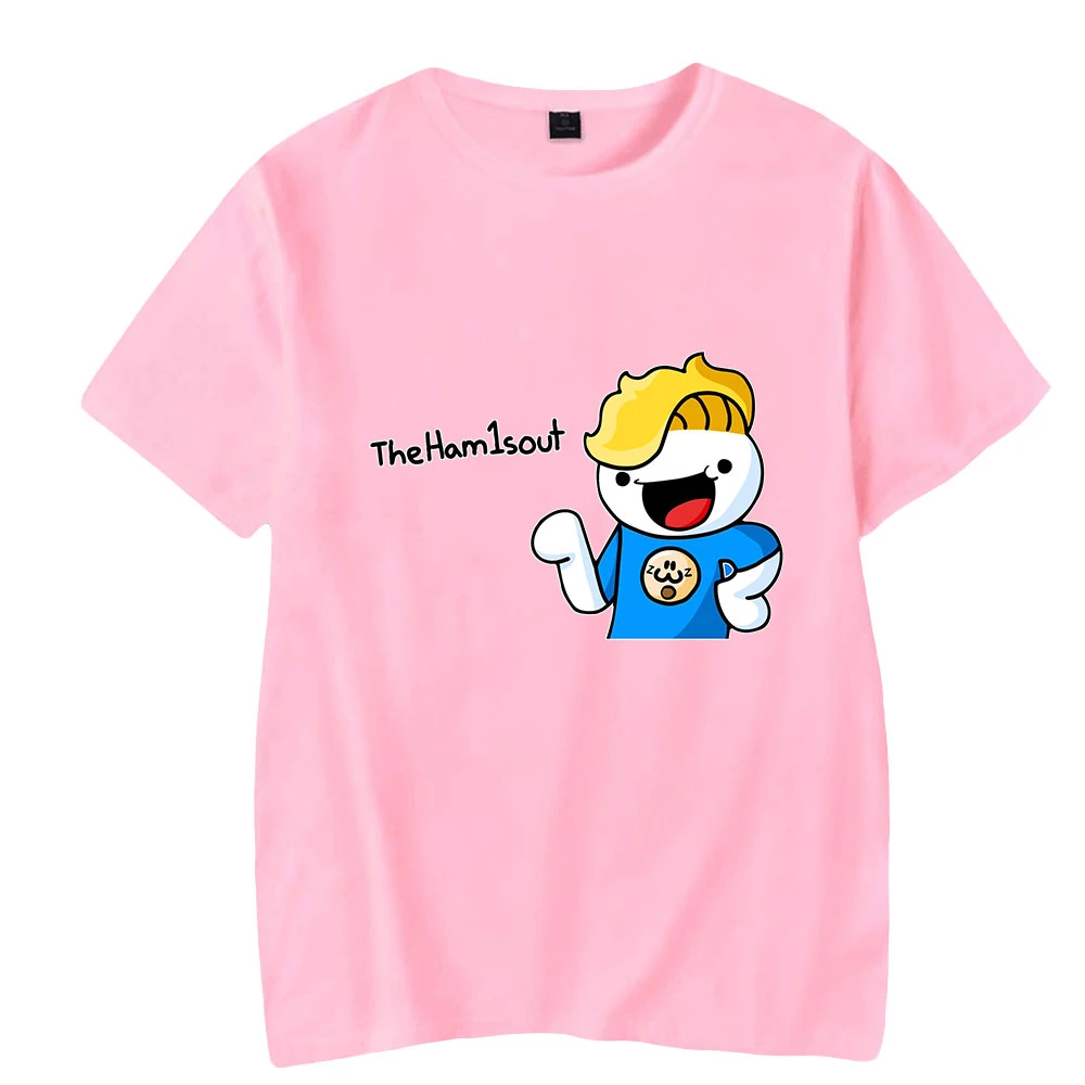 2026 Haminations summer pattern printing comfortable T-shirt short-sleeved casual all-match neutral T-shirts top