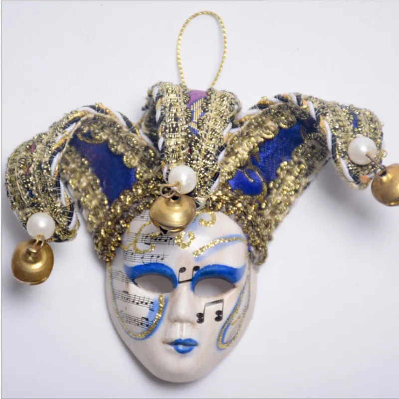 Daily Venice Mask New Cute Clown Full Face Mini Mask Pendant