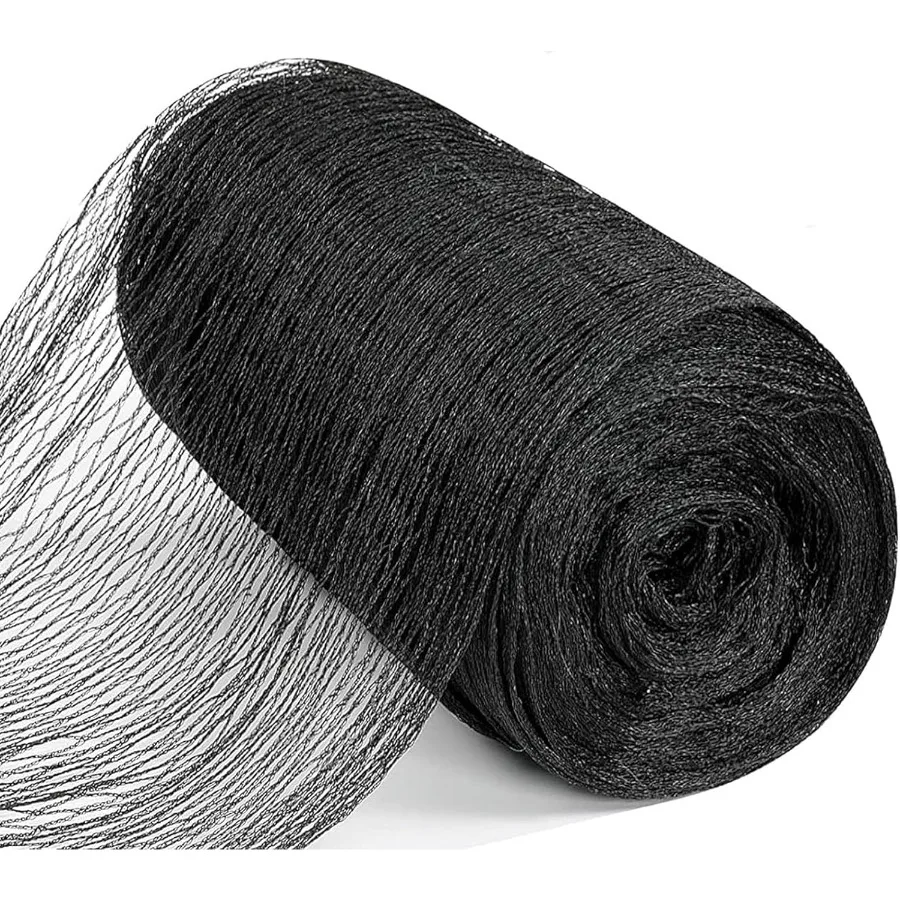 20x30 Ft Strong Woven Fine Mesh Leaf Net Cover for Koi Ponds with 1 2 in Mesh Size Ideal for Protecting Koi Fish from Herons Ra