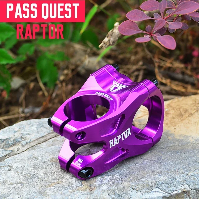 

PASS QUEST RAPTOR Bicycle Stem 31.8mm 3D CNC Cutting Mountain Bike Stem for AM DH FR Bmx Stem Mtb Stems