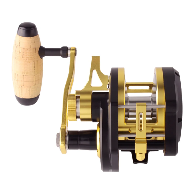 Umi New Slow Jigging Drum Wheel Model Ratio 5.0:1 MaDrag 30kg Metal Body Reels 14+1BB Metal Single Handle Metal Body CNC Machine