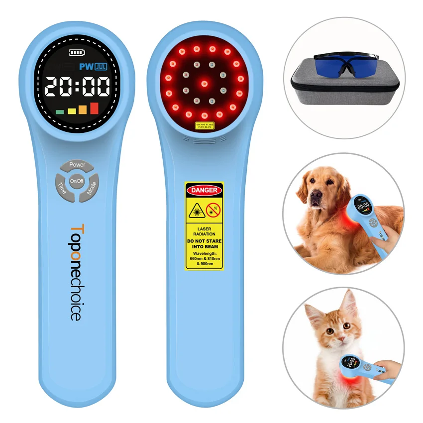 

24 Diodes 660nm+810nm+980nm Class 4 Laser Therapy Device for Arthritis Pain Near Infrared Light Treatment for Sports Injuries