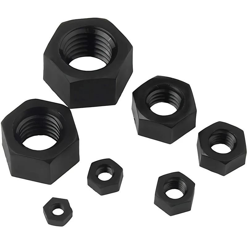 2~50pcs Brand New Black Nylon Plastic Insulation Hex Hexagon Nut  M2 M2.5 M3 M4 M5 M6 M8 M10 M12 M14 M16 M18 M20 For Bolt Screw