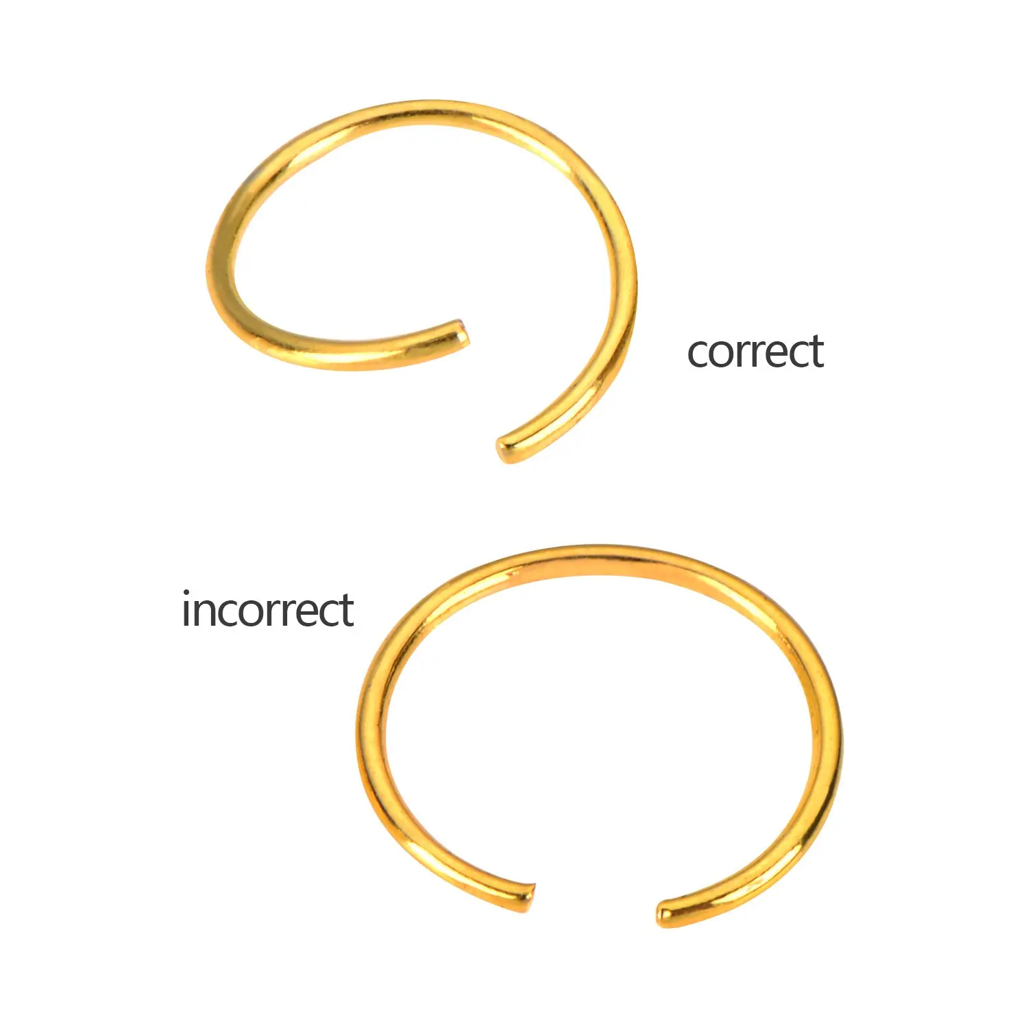 100 peças 12mm dourado/tira/rosa vermelha cor anéis de cabelo grampos de cabelo laço para mulheres meninas acessórios de cabelo diy dreadlock