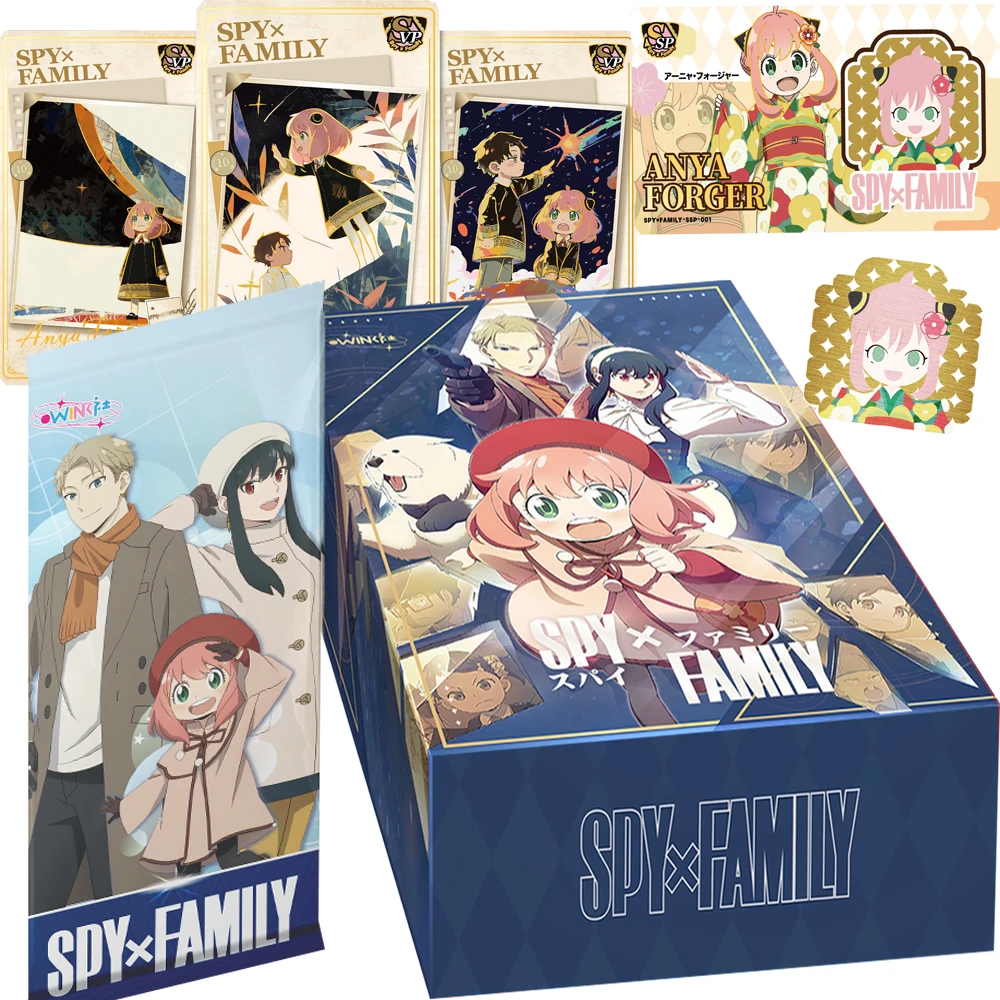 

Anime SPY FAMILY Collection Cards Highly Loved Welcomed Anya Forger Specially Designed Double-sided Comic Cards Boys Girls Gifts