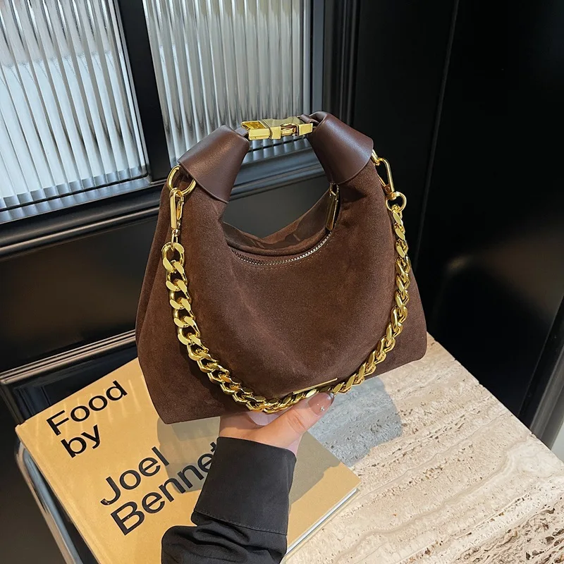 

2025 New Fashion Chain-Shoulder Satchel Bag - Versatile Matte Crossbody Purse for Women