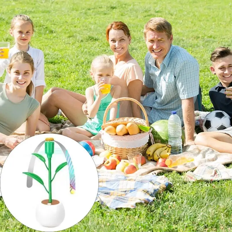 Extendable Fly Fan for Table Fly Repellency Fan Table Top for Picnics Restaurant Party Home BBQ Easy Assembly Y5GB