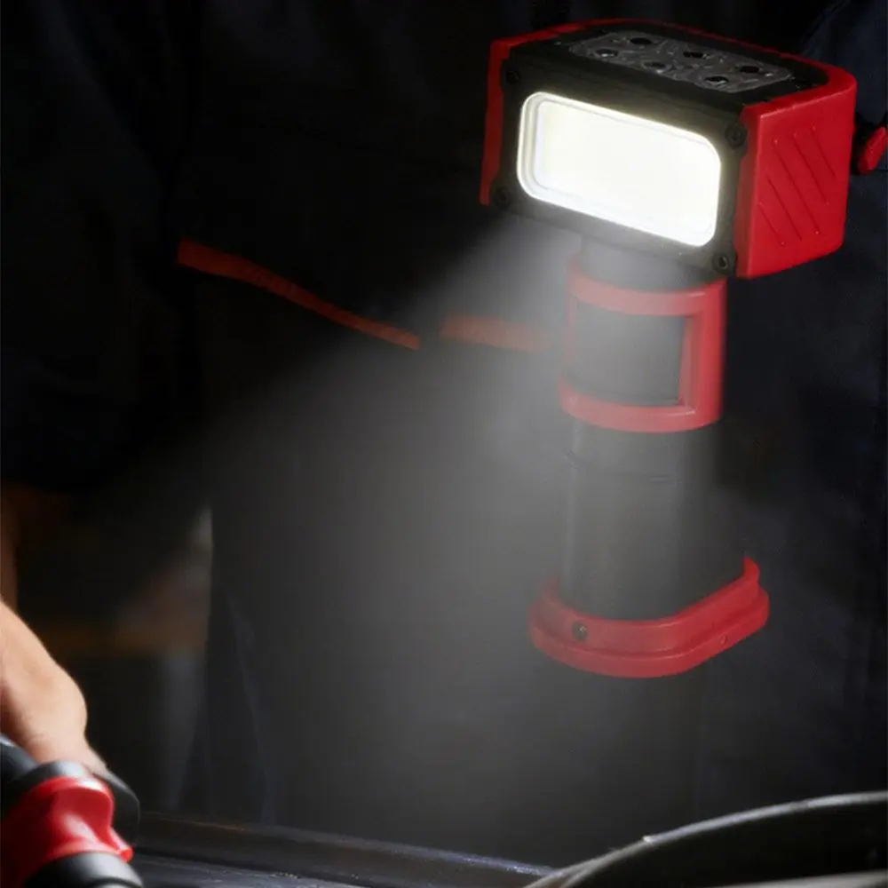 New Magnetic Outdoor Work Light Water-resistant Digital Display Rotatable Flashlight Type-C Rechargeable COB Car Flashlight