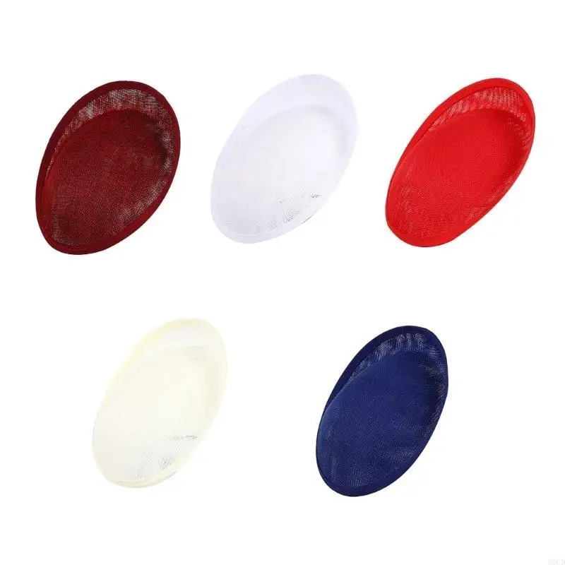 

M6CD DIY Exquisite French Fascinator Pillbox Hat Base Perch for Cocktail Tea Party