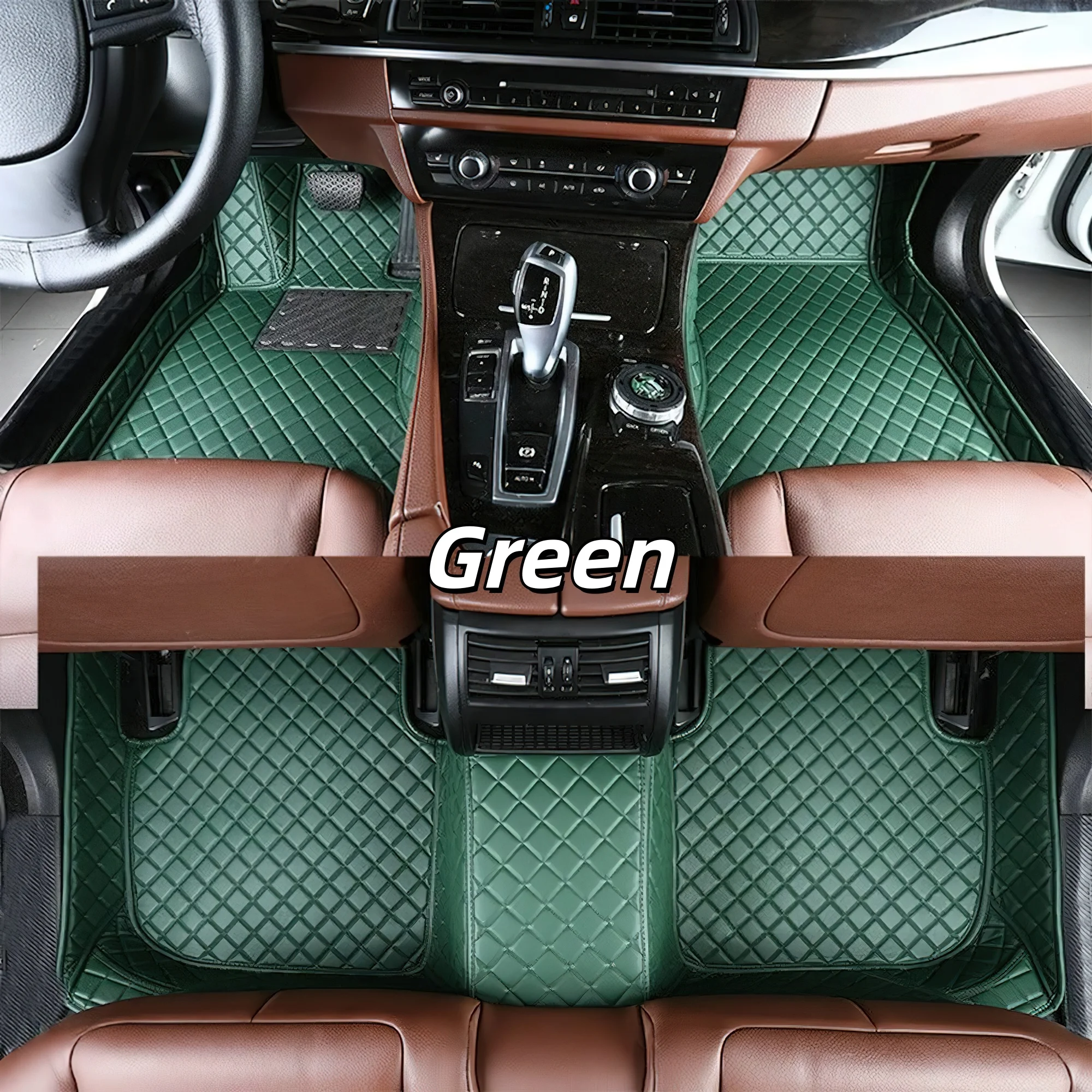 

Accessories Auto leather carpet pads for Audi A8 D3 4E 2006 2007 2008 2009 2010 Custom car floor mats vehicle foot mat rugs