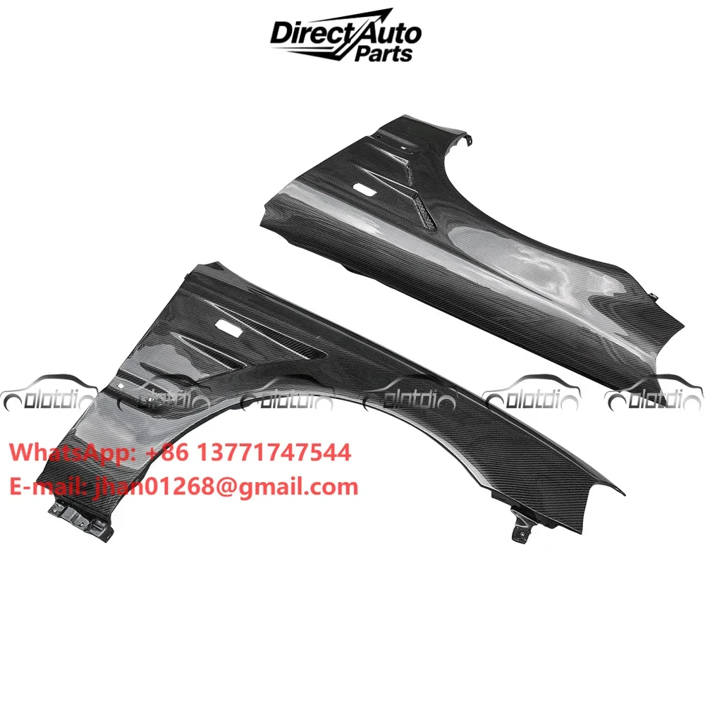 Carbon Fiber Side Bumper Fender Vents Trim with Hole Auto Part for K8 99 1999-2000 Auto Tuning
